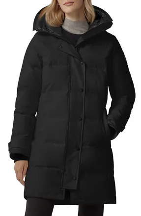 Canada Goose Shelburne Water Resistant 625 Fill Power Down Parka in Black at Nordstrom, Size X-Small