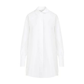 Patou Shirts, female, White, 2XS, Mini Shirt Dress