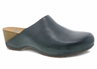 Dansko Womens Talulah Milled Burnished Mule In Denim