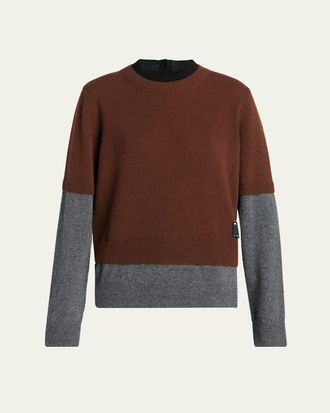 Marni Double-Layered Cashmere Sweater