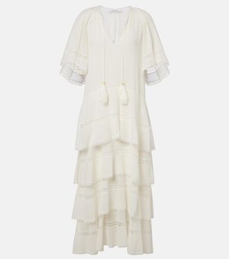 Dorothee Schumacher Dreamful cotton and silk midi dress