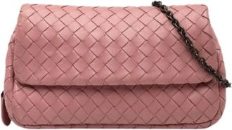 Bottega Veneta Pre-owned Cross Body Bags, female, Pink, Size: ONE SIZE Pre-owned Vintage Crossbody Bag