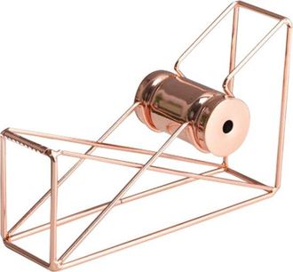 OEM Dispensador De Cinta Adhesiva De Metal Con Elegante Dise&ntilde;o En Oro Rosa Y Soporte Para Cinta De Mesa De Corte Suave