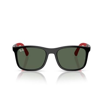 Ray-Ban Sunglasses Rj9084 S 713171 Black/Dark Green Kids