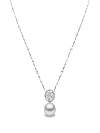 Yoko London 18kt white gold Starlight South Sea pearl and diamond necklace - women - 18kt White Gold/South Sea Pearl/Diamond - OS - Silver