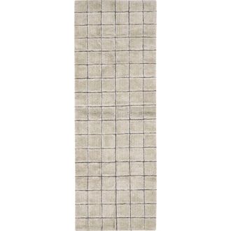 Lorena Canals Woolable Rug Runner Mosaic in Sandstone Wool, Grey,natural at Nordstrom, Size Medium