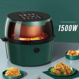 Trade Shop Trade Shop - Friggitrice Q-g9l Design Elegante Forno Friggitrice Ad Aria Visibile Da 9 Litri