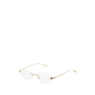 Cartier Glasses, female, Yellow, Size: 56 MM Ct0637O Eyeglasses
