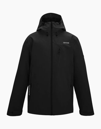Regatta Mens Regatta Mens Oklarna Waterproof Jacket - Black - Size: 40/Regular