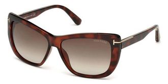 Tom Ford FT0434 LINDSAY 52K Womens Sunglasses Tortoiseshell Size 58