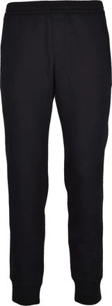 Emporio Armani Cotton Stretch Trousers - Black