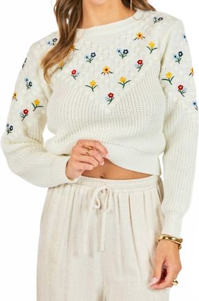 Sadie & Sage Holy Presence Top In Ivory