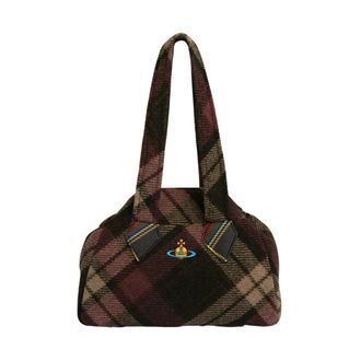 Vivienne Westwood Tassen, Dames, Veelkleurig, ONE Size, Tweed, Archive Medium Handbag