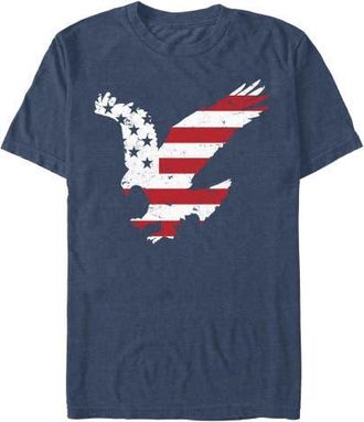 Chin Up Apparel Mens CHIN UP Americana Flying Eagle Graphic T-Shirt in Navy Blue Heather at Nordstrom, Size Large