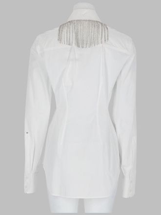 Sportmax Jewel Collar Shirt - White