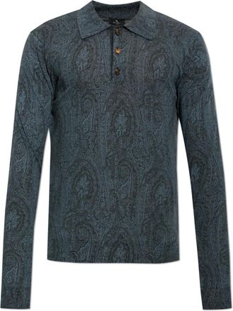 Etro Uomo, Maglie, Blu, M, new