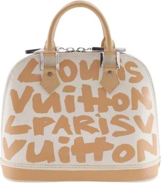 Louis Vuitton Pre-owned Alma PM Calf Handbag - Dames - Vintage Handtas - Veelkleurig - ONE Size - Leer - Vintage