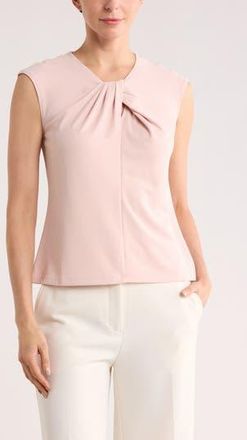 Nordstrom Rack Twist Neck Cap Sleeve T-Shirt in Pink Smoke at Nordstrom Rack, Size X-Small