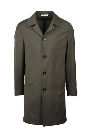 Alberto La Torre Virgin Wool Overcoat - Brown