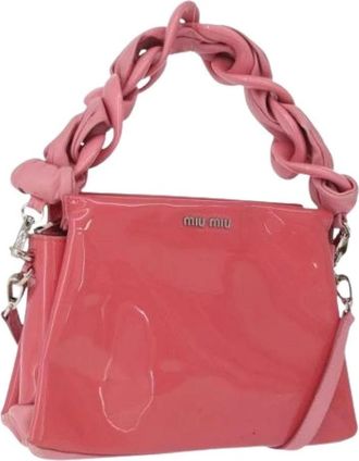 Miu Miu Pre-owned Handbags, female, Pink, Size: ONE SIZE Pre-owned Hand Bag