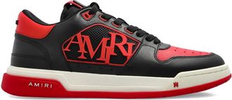 Amiri logo-patch sneakers - men - Calf Leather/Fabric/Fabric/Rubber - 41 - Black