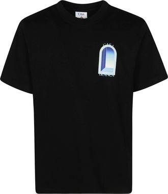 Casablanca Black Classic Gradient Arch T-Shirt