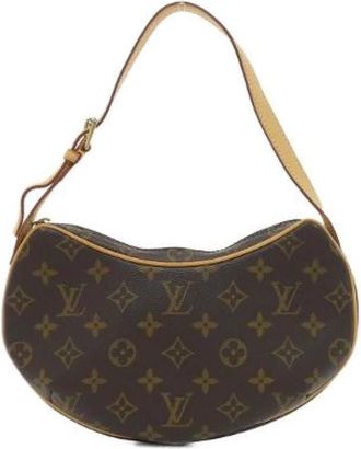 Louis Vuitton Pre-owned Pochette Croissant Monogram Shoulder Bag - - Pre-owned - Donna - Marrone - ONE SIZE