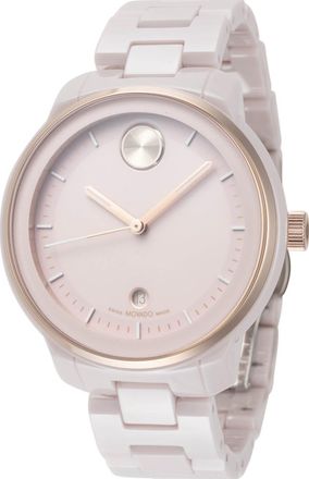 Movado Womens 3600935 Ladies Bold Verso Watch - Pink - One Size