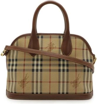Burberry Pre-owned Handbags, female, Beige, Size: ONE SIZE Pre-owned Handbag
