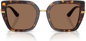 Dolce & Gabbana Sunglasses Dg4474 502/73 Havana/Dark Brown Women