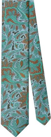 Robert Talbott Robert Dotted Paisley Best of Class Necktie in Green at Nordstrom