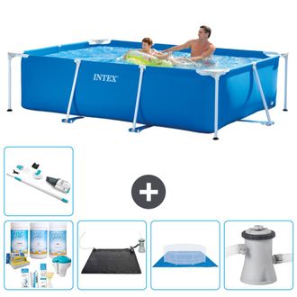 Intex Piscina Con Estructura Rectangular - 260x160x65 Cm - 7-piezas S20825