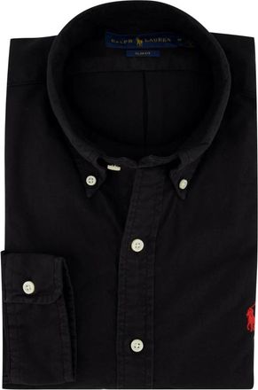 Polo Ralph Lauren Casual Overhemd Slim Fit - Heren - Casual Overhemden - Zwart - S - Katoen - Overhemden