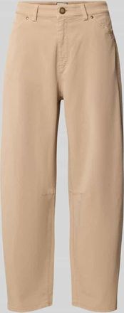 Seductive Barrel Fit Hose mit Eingrifftaschen Modell MICKI in Taupe, Gr&ouml;&szlig;e 32