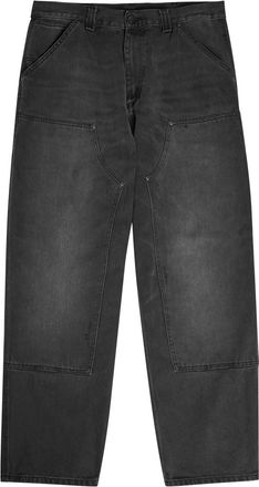 Carhartt Work in Progress Panelled Wide-leg Denim Jeans - Black - 36 (W36 / XL)