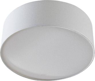 Lindby Lindby - Lámpara de techo Mariat en Blanco Textura, Tela, Tejido, Seda