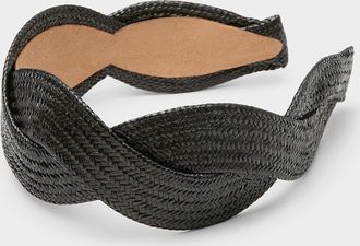 Simons Womens Wide braided headband