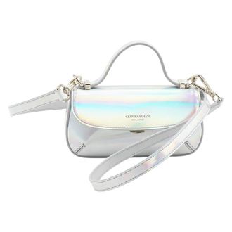 Giorgio Armani Handbags, female, Gray, Size: ONE SIZE Handbag