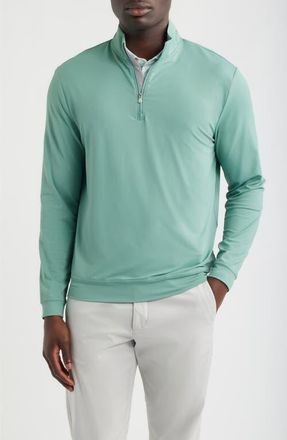 Johnnie-O Motion Performance Quarter Zip Pullover in Sublime at Nordstrom, Size Xx-Large