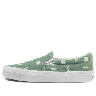 Vans OG Classic Slip-On LX Polka Dot - Green VN0A45JKLDN
