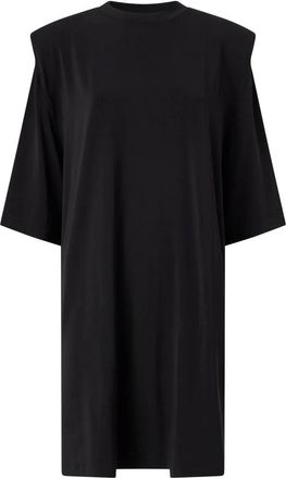 Pinko Pinko, Kleedjes, Dames, Zwart, M, Nylon, Allie Jurk