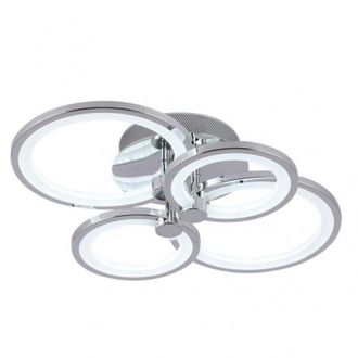 Fabrilamp Fabrilamp - Plafon Sydney 96w 3000-4000-6500k Cromo 13,5x54x40 Cm 7200lm Regulable,memoria Y C.remoto