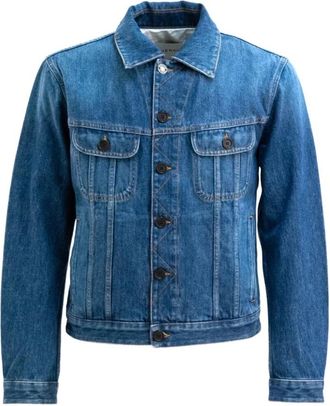 Givenchy Denim Jackets, male, Blue, Size: XL Jacket in denim