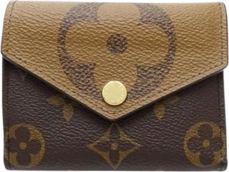 Louis Vuitton Portafoglio Pre-owned Monogram Tri-fold - - Pre-owned - Donna - Marrone - ONE SIZE