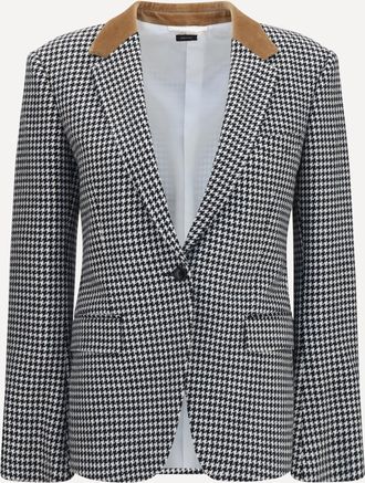 Tom Ford Giacca in pied-de-poule in cashemire Woman 38