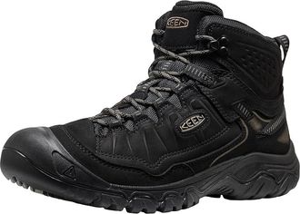 Keen Targhee IV Wide Waterproof Hiking Boot Mens Hiking Boots Triple Black : 11.5 EE - Wide, Leather