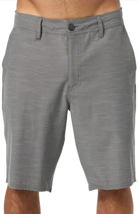 O'Neill Portola Water Resistant Hybrid Shorts in Gargoyle at Nordstrom, Size 30