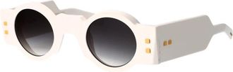 Balmain Stijlvolle zonnebril voor mannen en vrouwen - unisex - Zonnebrillen - Wit - 42 MM - Accessoires