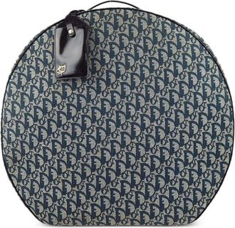 Dior 2001 Trotter clutch bag - women - Canvas/Patent Leather - One Size - Blue