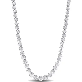 Delmar Diamond Tennis Necklace - 0.5ct. in White at Nordstrom Rack